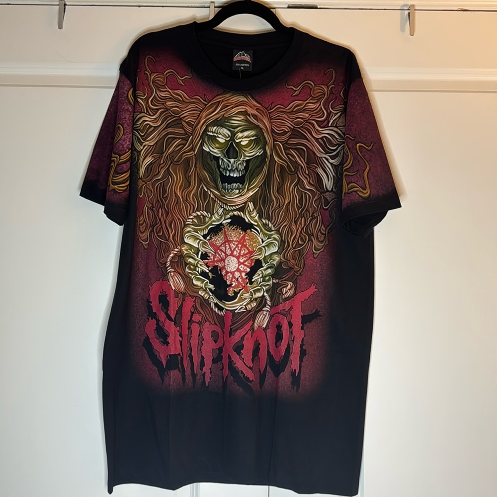 Slipknot AOP Grim Reaper T Shirt XL RockTees‎ All Over Print Rare